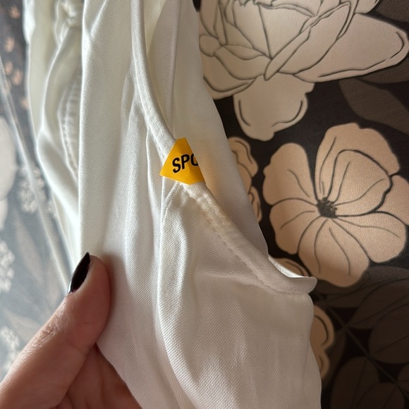 NWT Christopher Esber Disconnect Ruched Halter Dress in Natural size 4 - Picture 10 of 11